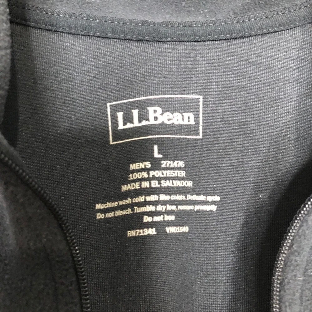 L.L. Bean‎ 1/4 Zip Fleece Pullover Jacket Large